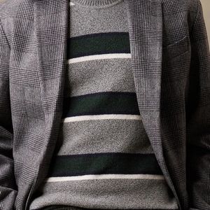 Banana Republic Men's Cozy Stripe Sweater New Size XL